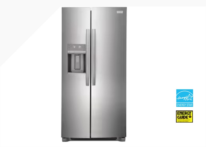 Photo 1 of Frigidaire Gallery 22.3-cu ft Counter-depth Side-by-Side Refrigerator with Ice Maker (Fingerprint Resistant 