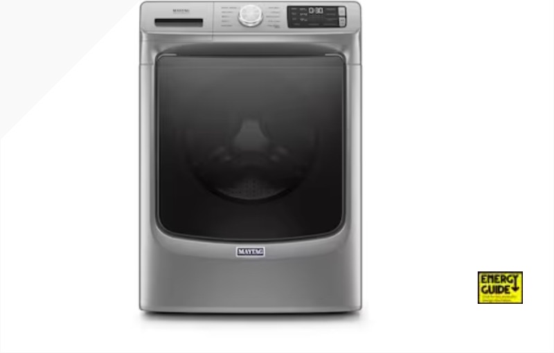 Photo 1 of Maytag 4.5-cu ft High Efficiency Stackable Steam Cycle Front-Load Washer (Metallic Slate) ENERGY STAR