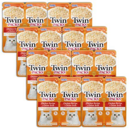 Photo 1 of  Twin Packs for Cats Chicken/Gelée Topper 1.4 Oz/srv 16 Srvs Chicken in Chicken Broth