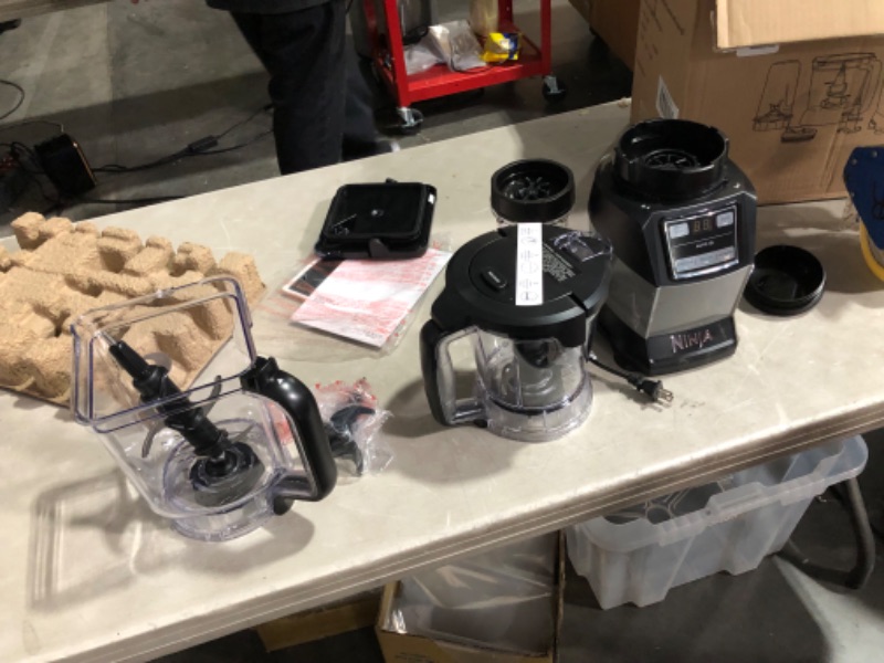 Photo 1 of ***USED - DIRTY - POWERS ON - UNABLE TO TEST FURTHER***
Ninja AMZ493BRN Compact Kitchen System, 1200W, 3 Functions for Smoothies