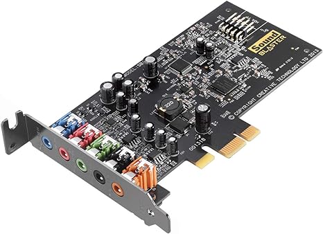 Photo 1 of Creative Sound Blaster Audigy FX PCIe 5.1 Internal Sound Card with High Performance Headphone Amp for PCs 106 dB (2022 Version)