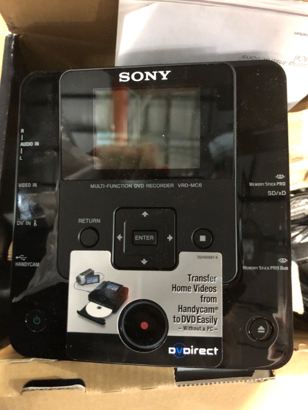 Photo 2 of Sony VRD-MC6 Compact DVD Recorder