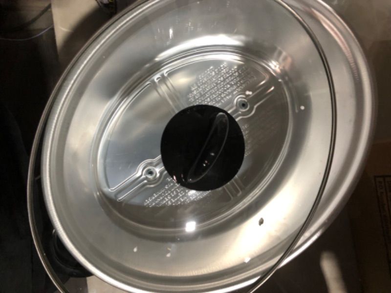 Photo 5 of *MAJOR DENT* CROCK-POT 7 QUART OVAL MANUAL SLOW COOKER, STAINLESS STEEL (SCV700-S-BR)