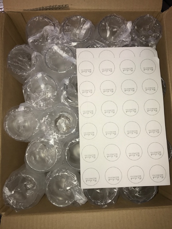 Photo 2 of (READ NOTES) 48 piece Stemless Unbreakable Crystal Clear Plastic Wine Glasses Set of 48 (10 Ounces)