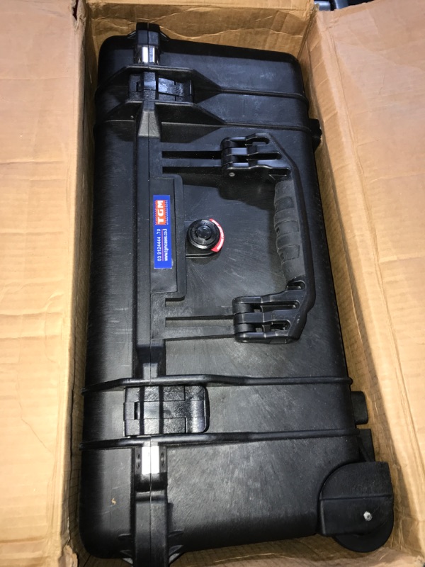 Photo 2 of (READ NOTES) Pelican 1560 Case With Foam (Black) Black With Foam