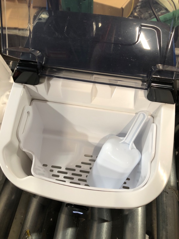 Photo 3 of (READ NOTES) COWSAR Nugget Ice Maker Countertop, Portable Ice Maker Machine with Self-Cleaning Function, 44lbs in 24Hrs, Pebble ice Maker with 24H Timer, for Kitchen/Home/Office/Party 44LBS / 24H BLACK 1