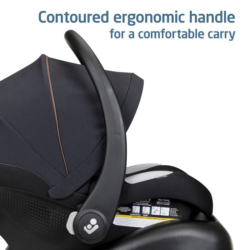 Photo 4 of (READ NOTES) Maxi-Cosi Maxi-Cosi Mico Luxe Infant Car Seat, Rear-Facing for Babies from 4–30 lbs and up to 32”, Midnight Glow