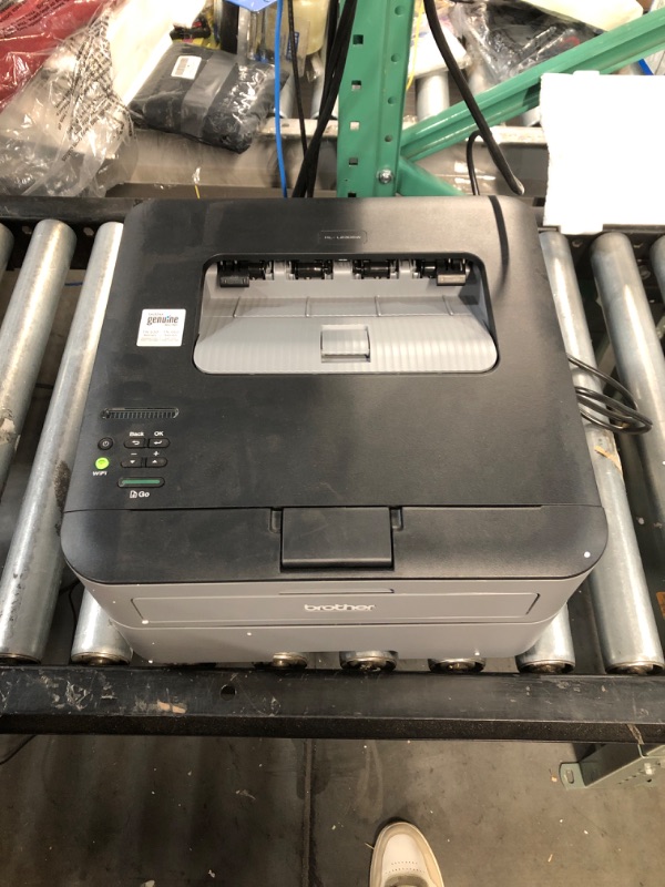 Photo 2 of (READ NOTES/) Brother HLL2305W Compact Mono Laser Single Function Printer with Wireless and Mobile Device Printing (RHLL2305W) (Renewed) Renewed: HLL2305W (Wireless)