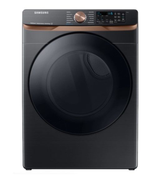 Photo 1 of (READ NOTES) 7.5 cu. ft. Smart Gas Dryer with Steam Sanitize+ and Sensor Dry in Brushed Black

