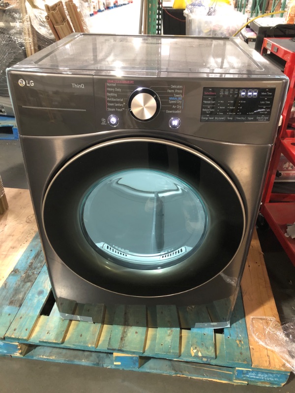 Photo 2 of (READ NOTES) 7.4 cu. ft. Ultra Large Capacity Smart wi-fi Enabled Front Load Gas Dryer with TurboSteam™ and Built-In Intelligence
