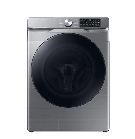 Photo 1 of (READ NOTES) 4.5 cu. ft. Large Capacity Smart Front Load Washer with Super Speed Wash in Platinum
