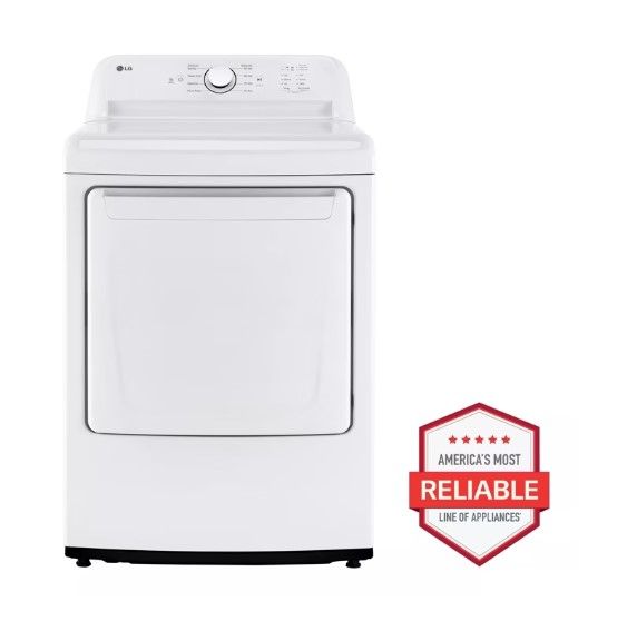 Photo 1 of ***USED - POWERS ON - UNABLE TO TEST FURTHER***
LG 7.3 cu. ft. Rear Control Gas Energy Star Dryer with Sensor Dry