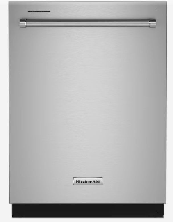 Photo 1 of (READ NOTES) KitchenAid Top Control 24-in Built-In Dishwasher (Stainless Steel with Printshield Finish), 47-dBA
