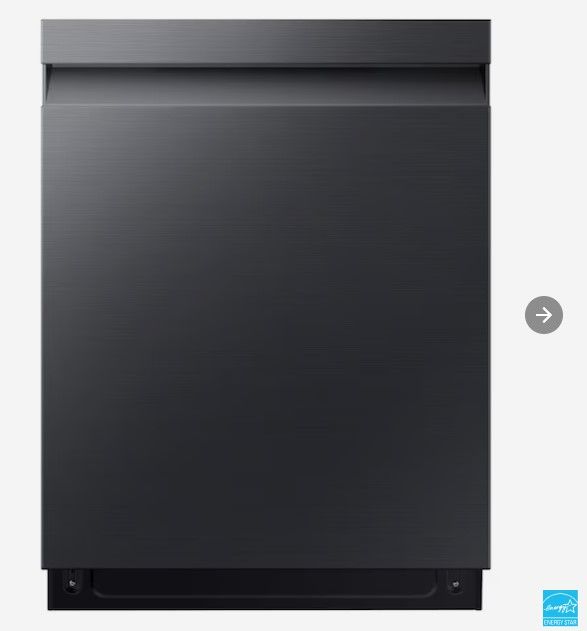 Photo 1 of (READ NOTES) Samsung Top Control 24-in Smart Built-In Dishwasher With Third Rack (Matte Black Steel) ENERGY STAR, 46-dBA
