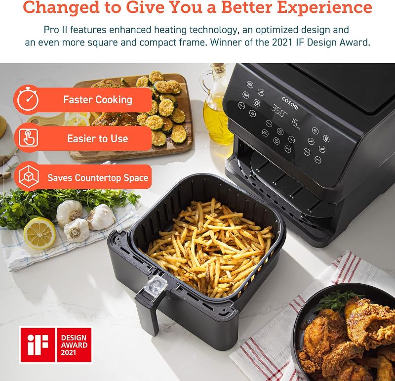 Photo 4 of (READ NOTES) Cosori Smart Air Fryer(100 Recipes) 12-in-1 Large XL Oven with Upgrade Customiz