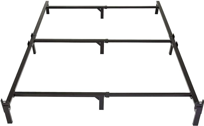 Photo 1 of (READ NOTES) Amazon Basics Metal Bed Frame, 9-Leg Base for Box Spring and Mattress - Full, 74.5 x 53.5-Inches
