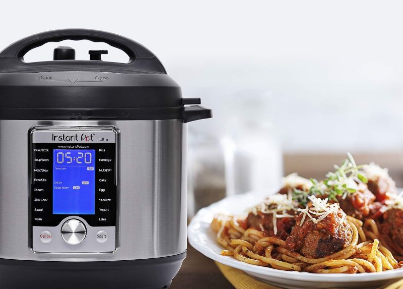 Photo 4 of (READ NOTES) Instant Pot Ultra, 10-in-1 Pressure Cooker, Slow Cooker, Rice Cooker, Yogurt Maker, Cake Maker, Egg Cooker, Sauté, and more, Includes App With Over 800 Recipes, Stainless Steel, 6 Quart 6QT Ultra