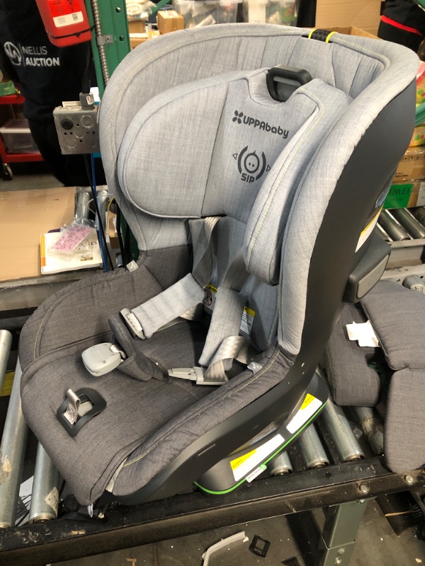 Photo 2 of (READ NOTES) Knox Convertible Car Seat - Jordan (Charcoal mélange with Citron Accent) Wool Version charcoal melange JORDAN