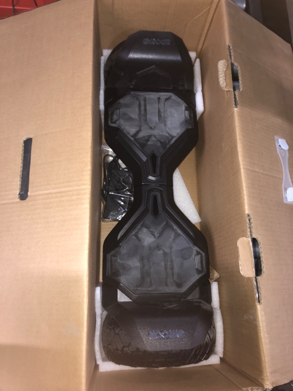 Photo 2 of (READ NOTES) Gyroor Warrior 8.5 inch All Terrain Off Road Hoverboard with Bluetooth Speakers and LED Lights, UL2272 Certified Self Balancing Scooter 1-Black Hoverboard