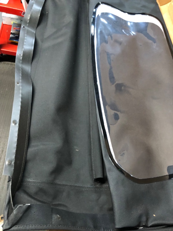 Photo 1 of Compatible With Mazda Miata Convertible Top with Plastic Window Black Cabrio 1989-2005