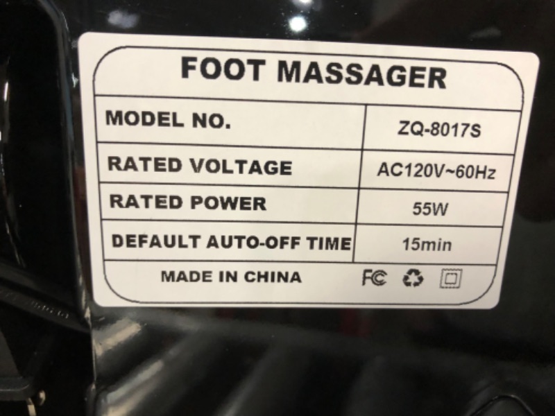 Photo 2 of DAMAGE/ SEE NOTES****
TISSCARE Foot Massager-Shiatsu Foot Massage Machine