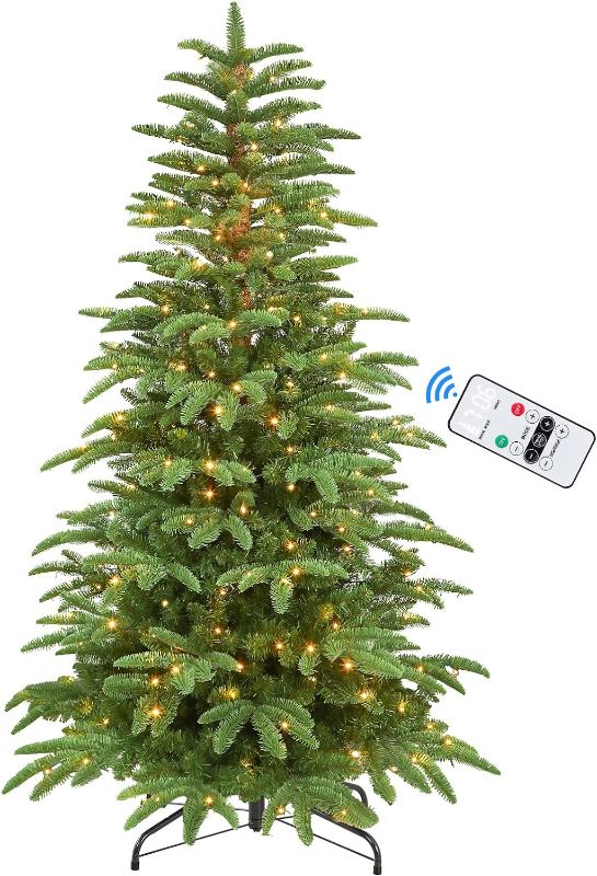 Photo 1 of ***LIGHTS ON UPPER HALF DON'T LIGHT UP***
Alupssuc 7.5ft Prelit Premium Artificial Hinged Christmas Tree