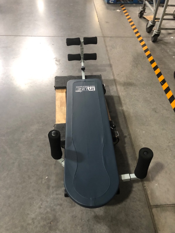 Photo 1 of ***DAMAGED - SLASHED DOWN MIDDLE - SEE PICTURES - NO PACKAGING***
Stamina InLine Bench - Back Stretch Decompression Bench 