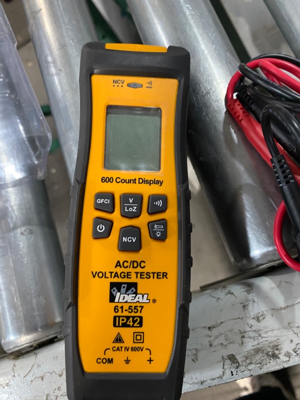 Photo 2 of * used item * 
IDEAL Industries INC. 61-557 Voltage and Continuity Tester w/LCD,GFCI,Flashlit and NCVT