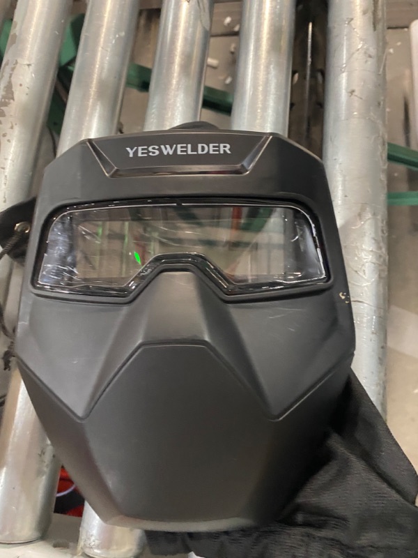 Photo 3 of * used * see images for damage * 
Grinding Helmet Impact Resistance Welding Helmet Welder Protector Automatic Dimming Headed Mounted Comfort Durable for Argon Arc Welding