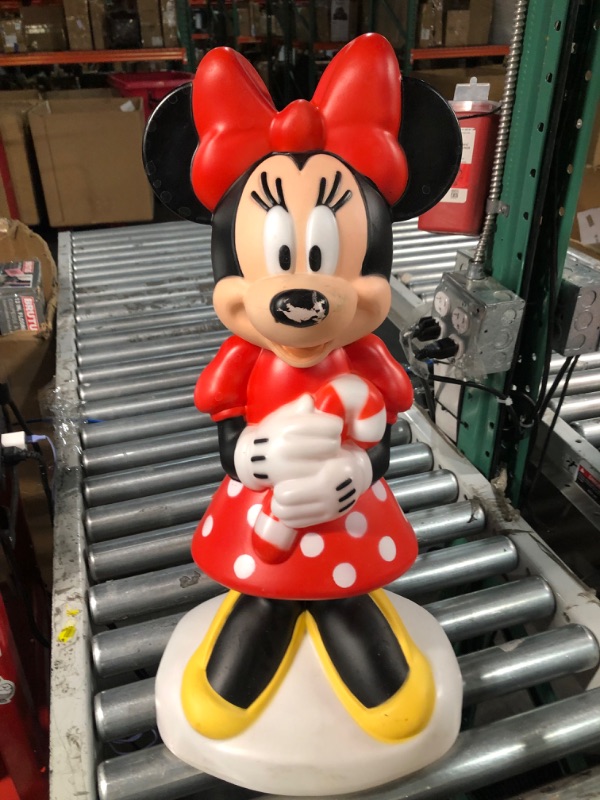 Photo 2 of **NONREFUNDABLE**FOR PARTS OR REPAIR**SEE NOTES**
Disney Minnie Mouse 23.43-in Mouse Door Decoration with White LED Lights
