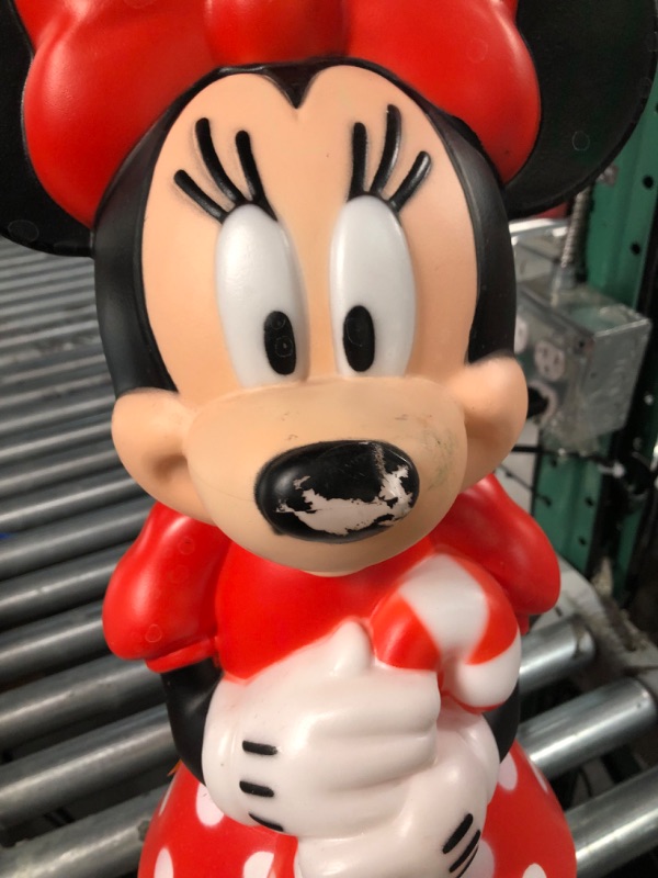 Photo 3 of **NONREFUNDABLE**FOR PARTS OR REPAIR**SEE NOTES**
Disney Minnie Mouse 23.43-in Mouse Door Decoration with White LED Lights
