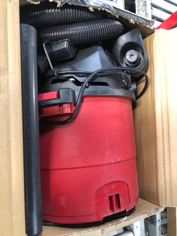 Photo 2 of Vacmaster Red Edition VJF607PF 1101 Portable Wet Dry Shop Vacuum 6 Gallon 3 Peak HP 1-1/2 inch Hose