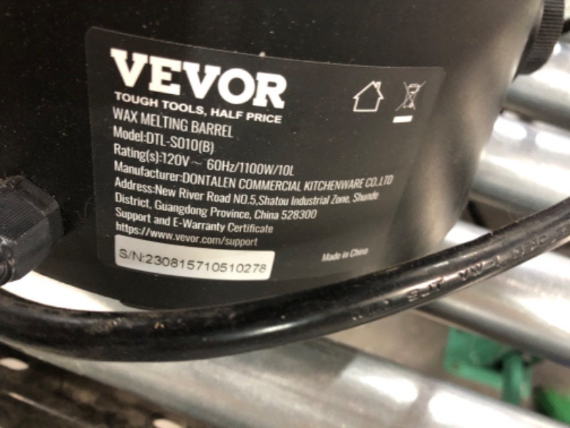 Photo 5 of **PARTS ONLY DOES NOT FUNCTION**
VEVOR Wax Melter for Candle Making, 10 L 