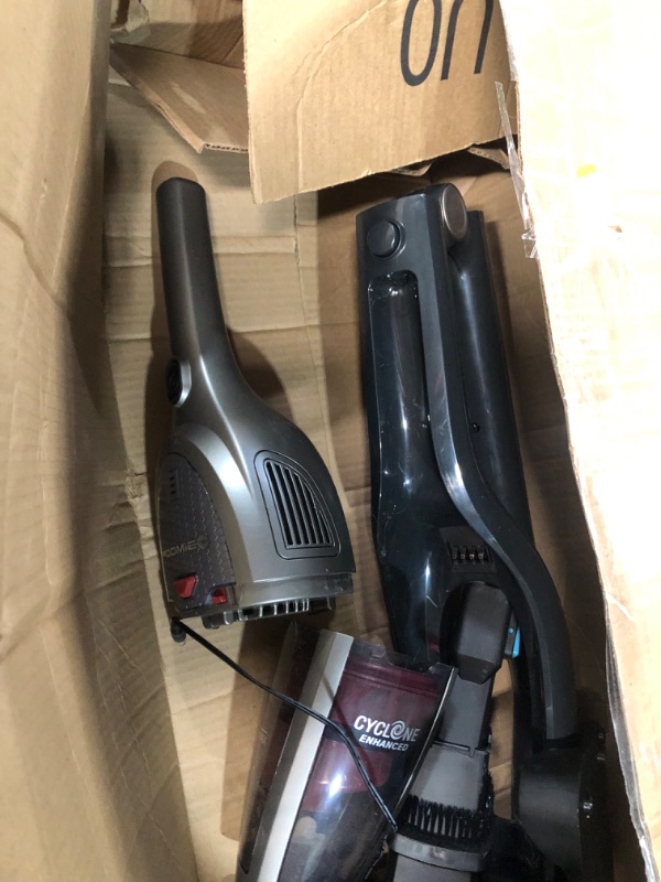 Photo 4 of ***USED - POWER CABLE IS MISMATCHED - UNABLE TO TEST***
Roomie Tec Cordless Vacuum Cleaner, 2 in 1 Handheld Vacuum, High-Power 2200mAh Li-ion Rechargeable Battery