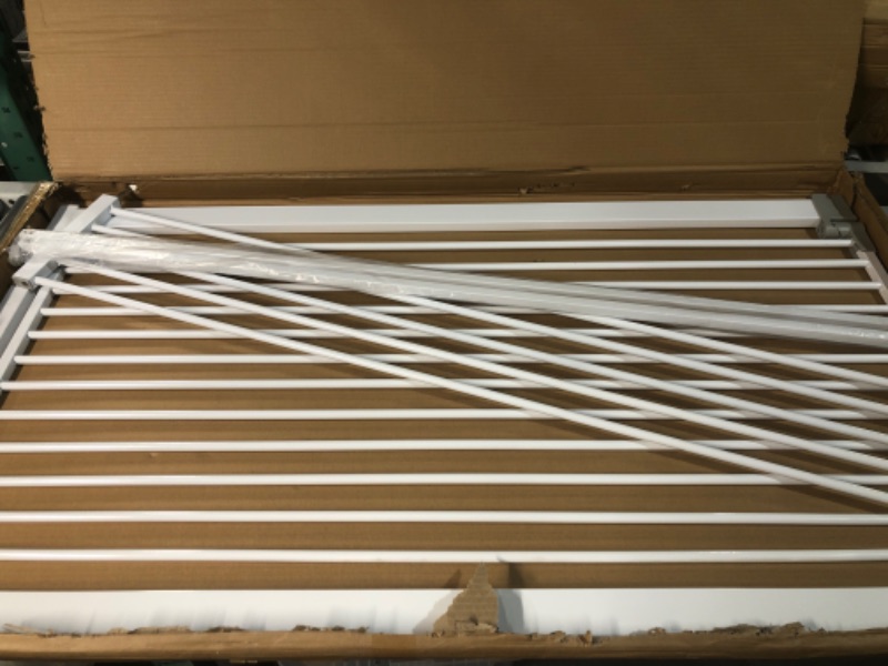 Photo 1 of ZOUTEX 51.18" Extra Tall Cat Gate for Doorway, 29"-40" White