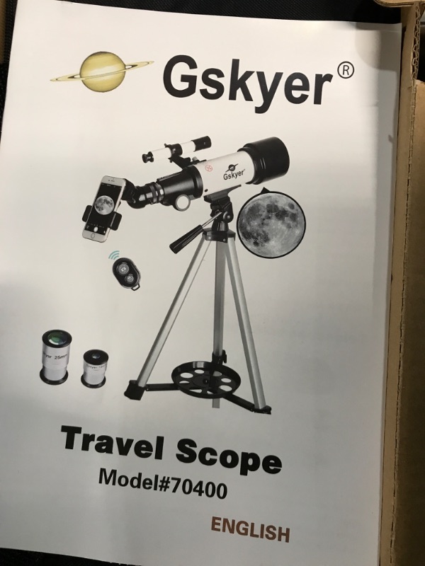 Photo 4 of Gskyer Telescope, 70mm Aperture 400mm AZ Mount Astronomical Refracting Telescope