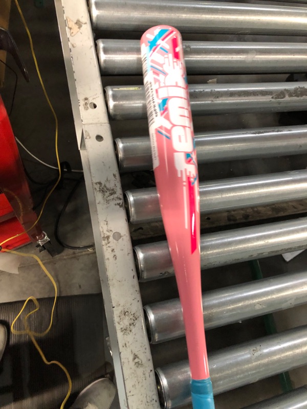 Photo 2 of * used * signs of wear and tear * 
Rawlings Remix T-Ball Bat | USA Baseball | -12 | 1 Pc. Aluminum | 2 1/4 Barrel Pink 26 inch