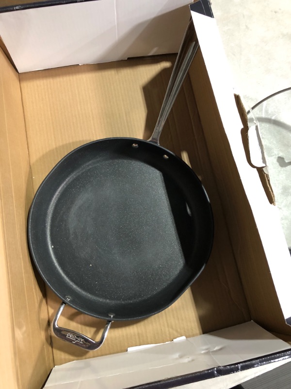 Photo 5 of ***DAMAGED - BENT - SCRATCHED - SEE PICTURES***
All-Clad HA1 Hard Anodized Nonstick Frying Pan with Lid, 12 Inch