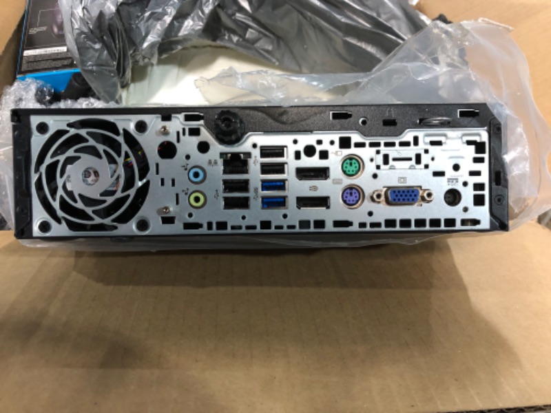 Photo 1 of HP EliteDesk 800 G1 USFF Desktop PC - Intel Core i5-4570S 2.9GHz 8GB 500GB HDD DVDRW Windows 10 Professional (Renewed)