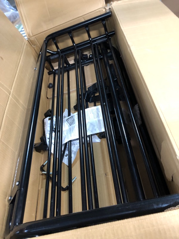 Photo 1 of MaxxHaul 70115 46" x 36" x 4-1/2" Roof Rack Rooftop Cargo Carrier Steel Basket, 