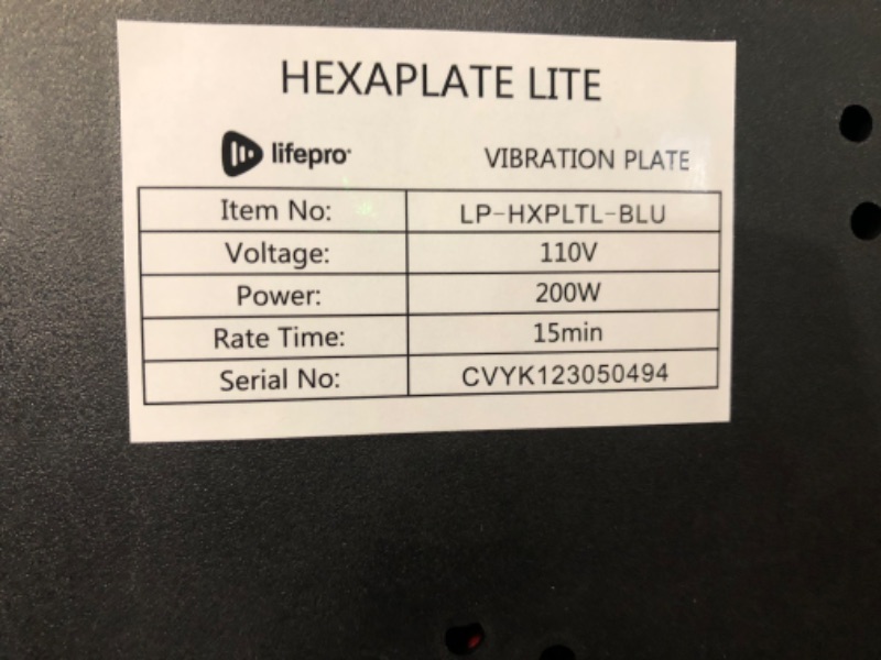 Photo 5 of Lifepro Compact Vibration Plate Exercise Machine, Mini Full Body Vibration Platform Exercise 