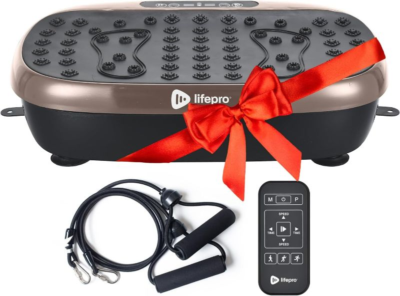 Photo 1 of Lifepro Compact Vibration Plate Exercise Machine, Mini Full Body Vibration Platform Exercise 