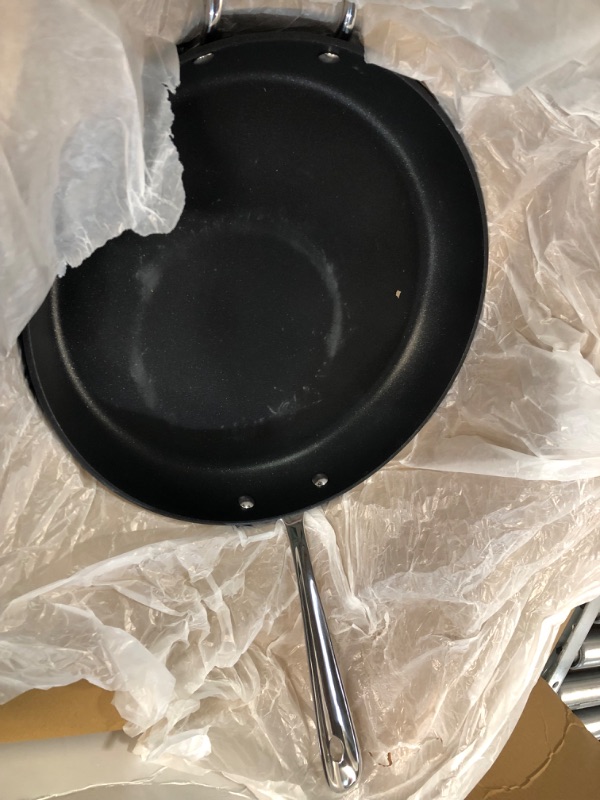 Photo 3 of All-Clad HA1 Hard Anodized Nonstick Fry Pan 12 Inch Induction Pots and Pans, Black,Medium 