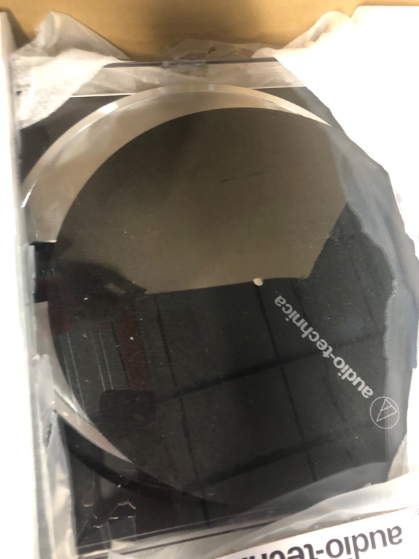 Photo 1 of **DOES NOT WORK**
Audio-Technica AT-LP60X-BK Fully Automatic Belt-Drive Stereo Turntable, Black