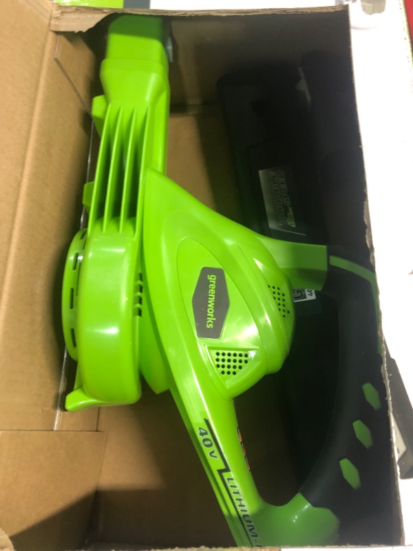 Photo 3 of ***MISSING BATTERY & CHARGER***
Leisch Life Cordless Leaf Blower Battery Operated,20V Handheld Electric Leaf Blower 