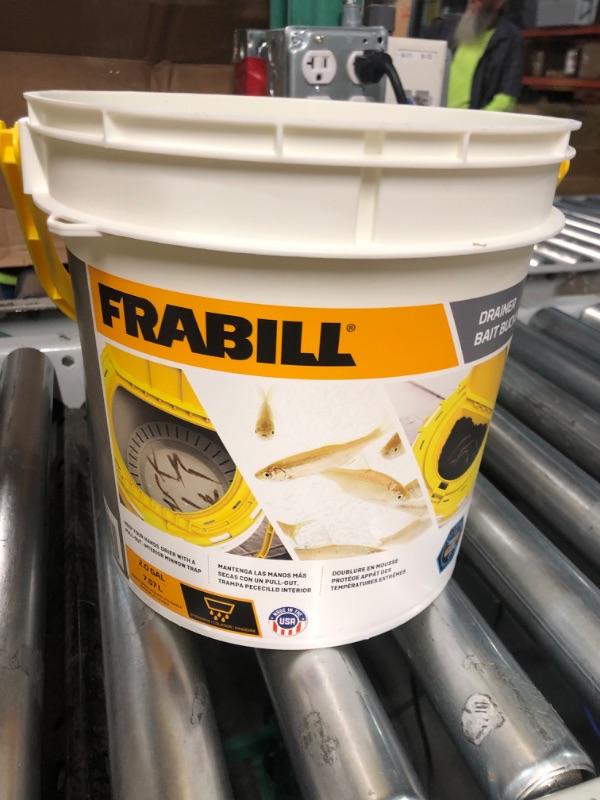 Photo 3 of **PARTS ONLY** Frabill Drainer Bait Bucket 2 Gallon