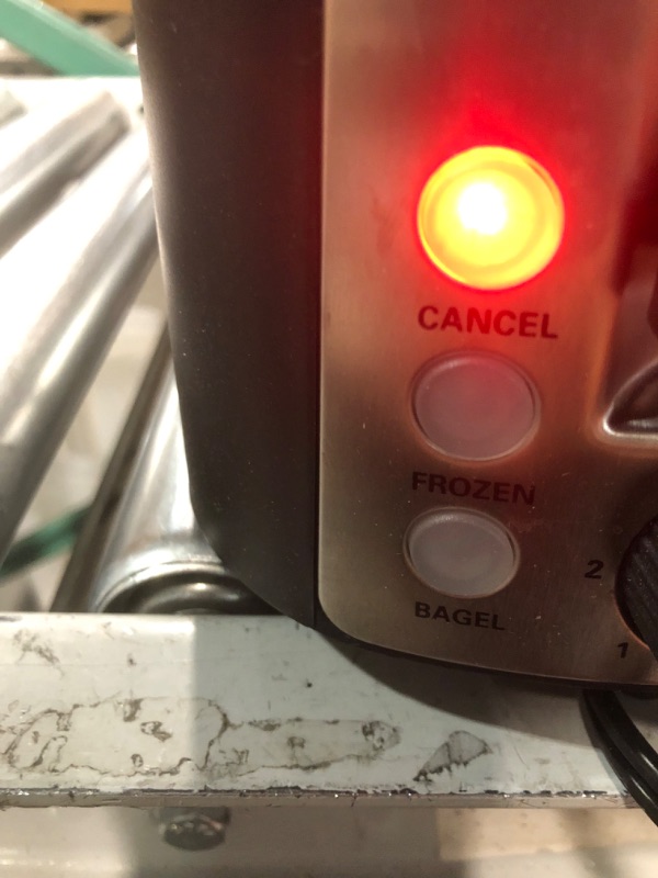 Photo 5 of ***USED - DIRTY - UNABLE TO TEST***
Amazon Basics 2 Slice, Extra-Wide Slot Toaster with 6 Shade Settings, Black