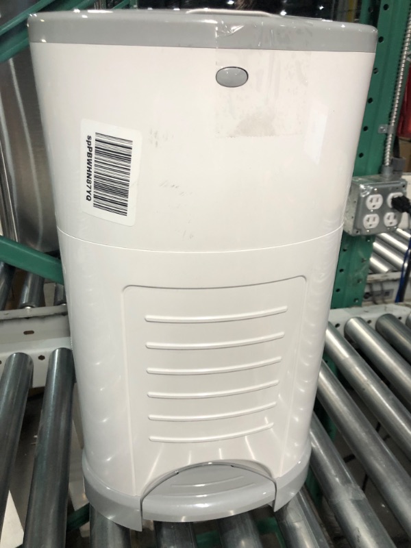 Photo 1 of Dekor Classic Hands-Free Diaper Pail | White | Easiest to Use | Just Step – Drop – Done 