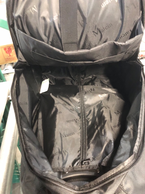 Photo 6 of *PREV USED*
MATEIN Rolling Backpack with 4 Wheels, 17 inch Travel Laptop Backpack Black