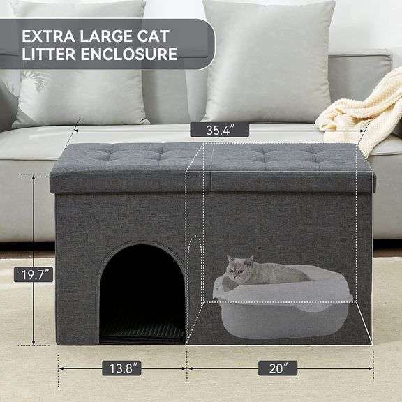 Photo 1 of Dr.Futon Cat Litter Box Enclosure